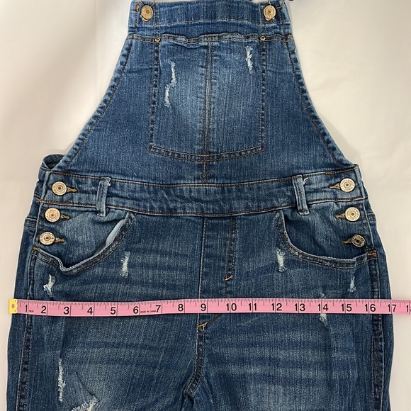 Almost famous denim bibs, size 3 - Picture 7 of 11